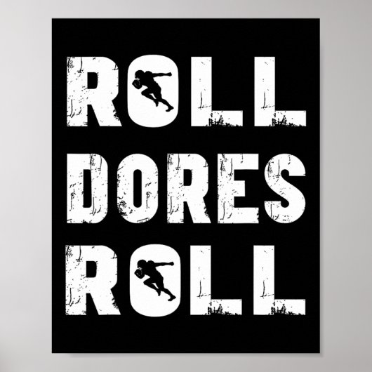 Poster Vanderbilt Football Roll Dores Roll  (Devant)