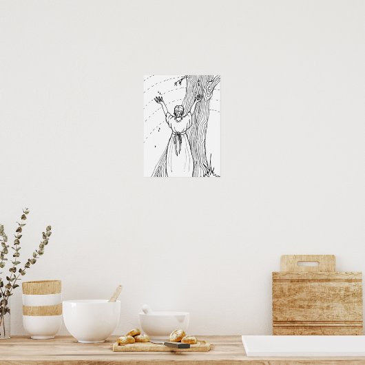 Poster - Vangstscheuren (Keuken)