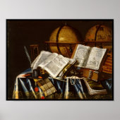 Poster "Vanitas" Still Life - Adam Bernaert (1665) (Devant)