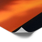 Poster Vanne météorologique au coucher du soleil (Coin)