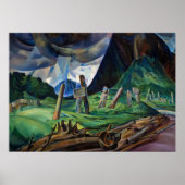 Poster Vanquished, 1930 par Emily Carr (Devant)