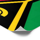 Poster Vanuatu - Drapeau (Coin)