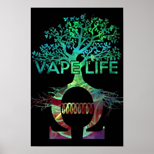 Poster Vape Life Black BG (Devant)