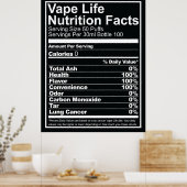 Poster Vape Life Nutrition Fiches (Cuisine)
