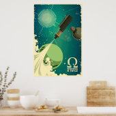 Poster Vape Rocket - La résistance est futile (Cuisine)