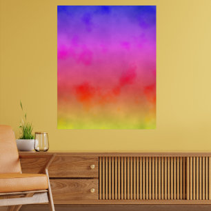Poster Vapeur arc-en-ciel