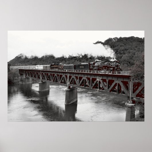 Poster Vapeur au-dessus de la rivière Beaver (Devant)