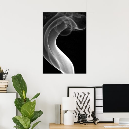 Poster Vapeur de fumée (Bureau à domicile)