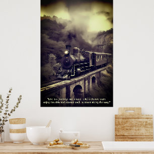 Poster "Vapeur intemporelle : La Majesté des trains class