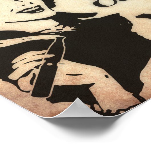 Poster Vaping Style vintage (Coin)