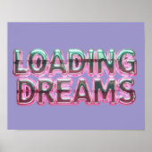 Poster Vaporwave Aesthetics with Glitch Effect and Neon  (Devant)