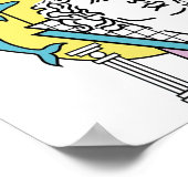 Poster Vaporwave Propre Cartoon Esthétique (Coin)