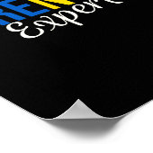 Poster Varenyky Support Expert Ukraine Drapeau Amour Ukra (Coin)