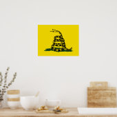 Poster Variante du drapeau de Gadsden (Cuisine)