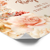 Poster Variation de la rouille florale de l'automne Devin (Coin)