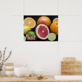 Poster Variation de l'orange d'agrumes, de chaux, de mand (Cuisine)