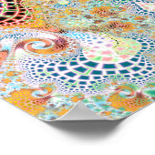 Poster Variation en temps de rêve particularisée 3 (12 pa (Coin)