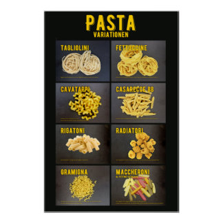 Poster Variations de pâte