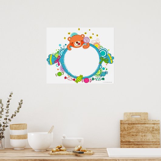 Poster Variété de bonbons (Cuisine)