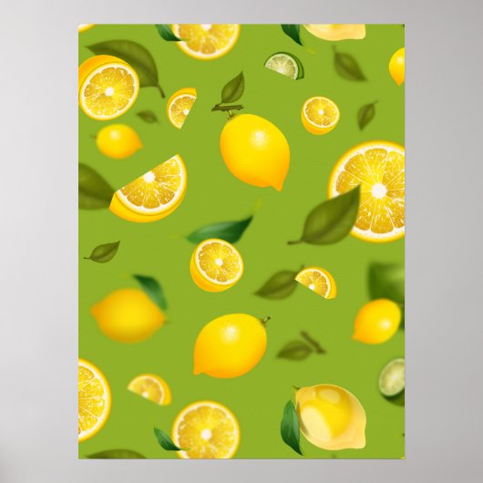 Poster Variété de citron 8 (Devant)