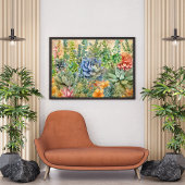 Poster Variety Of Succulents