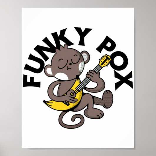 Poster Variole du singe Funky Pox  (Devant)