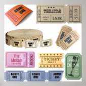 Poster Various Tickets (Devant)