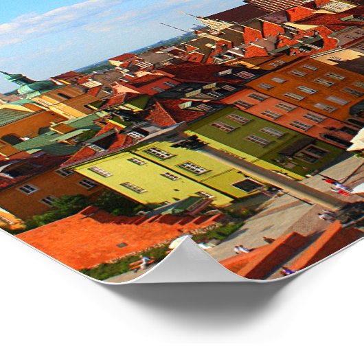 Poster Varsovie (Coin)