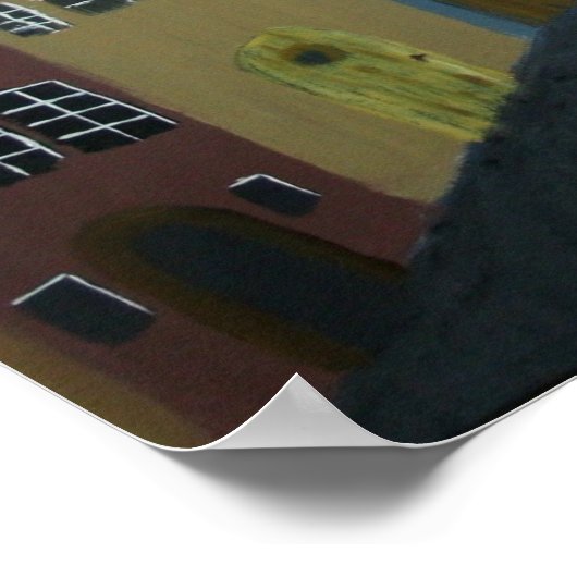 Poster Varsovie, Pologne (Coin)