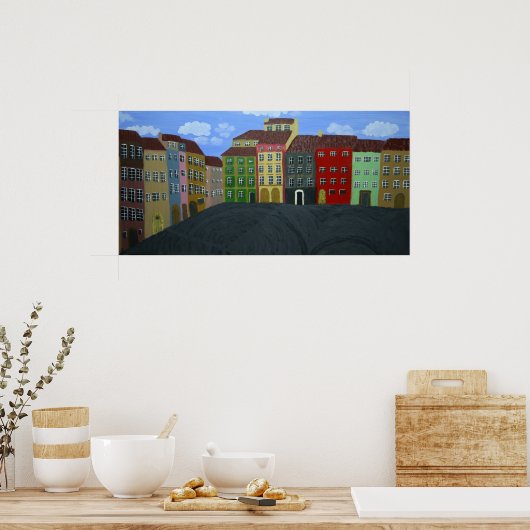 Poster Varsovie, Pologne (Cuisine)