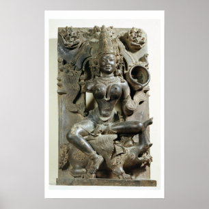 Poster Varunani, sculpture du temple Konark Sun, Oris