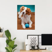 Poster Vas-tu jouer au ballon avec moi ? (Bureau à domicile)
