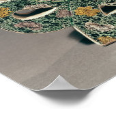 Poster Vase à vin en forme de caractère "shou" (Coin)