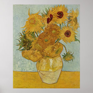 Poster Vase avec douze tournesols par Vincent van Gogh