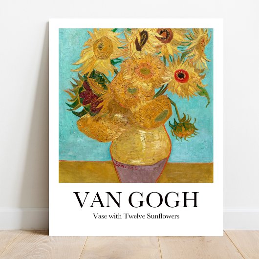 Poster Vase avec douze tournesols par Vincent van Gogh