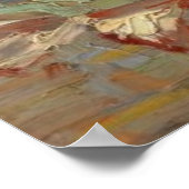 Poster Vase avec Gladioli et chinois Asters van Gogh (Coin)