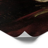 Poster Vase avec Œillets par Vincent van Gogh (Coin)