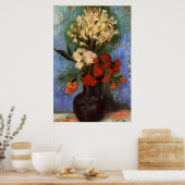 Poster Vase avec oeillets par Vincent van Gogh (Cuisine)