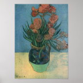 Poster Vase avec Oleanders Van Gogh Art (Devant)
