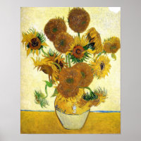 Vase Avec Quinze Tournesols Par Vincent Van Gogh