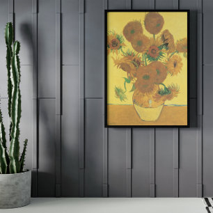Poster Vase avec quinze tournesols par Vincent van Gogh