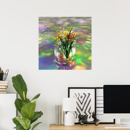 Poster Vase Crystal (Bureau à domicile)