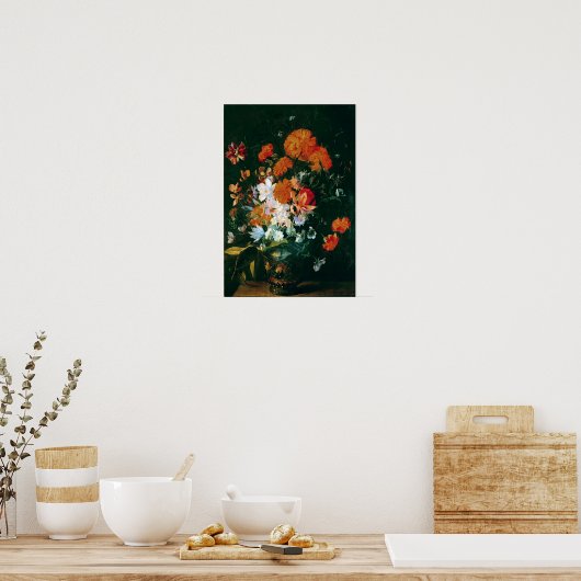 Poster Vase de fleurs (Cuisine)