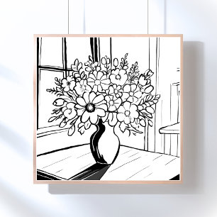 Poster Vase de fleurs