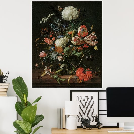 Poster Vase de fleurs, c.1660 (Bureau à domicile)