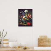 Poster vase de fleurs de Jan Davidsz de Heem (Cuisine)