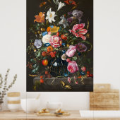 Poster Vase de fleurs de Jan Davidsz de Heem 2 (Cuisine)