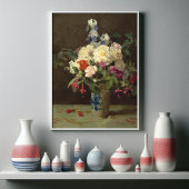 Poster Vase de fleurs, George Cochran Lambdin