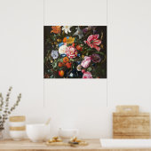 Poster Vase de fleurs. Le créateur Jan Davidsz de Heem. (Cuisine)