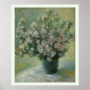 Poster Vase de fleurs par Claude Monet